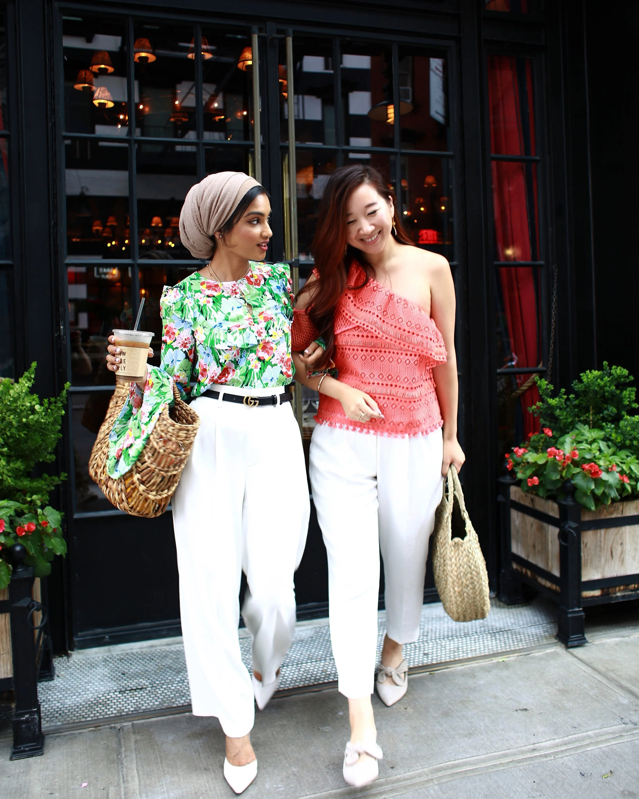 Hajra from @hajra_aaa and I before attending an event.