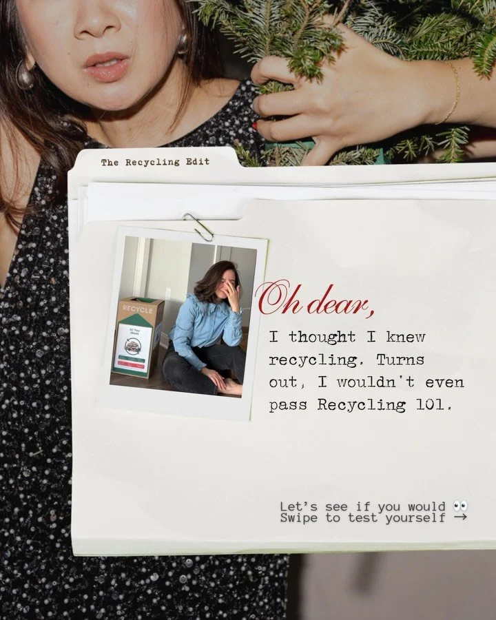 Raise your hand if you got more than half right 👀

I genuinely thought I had recycling figured out but this was a little humbling.

Not everything belongs in curbside recycling, and honestly, it can get confusing. So for me, when in doubt, I just tu