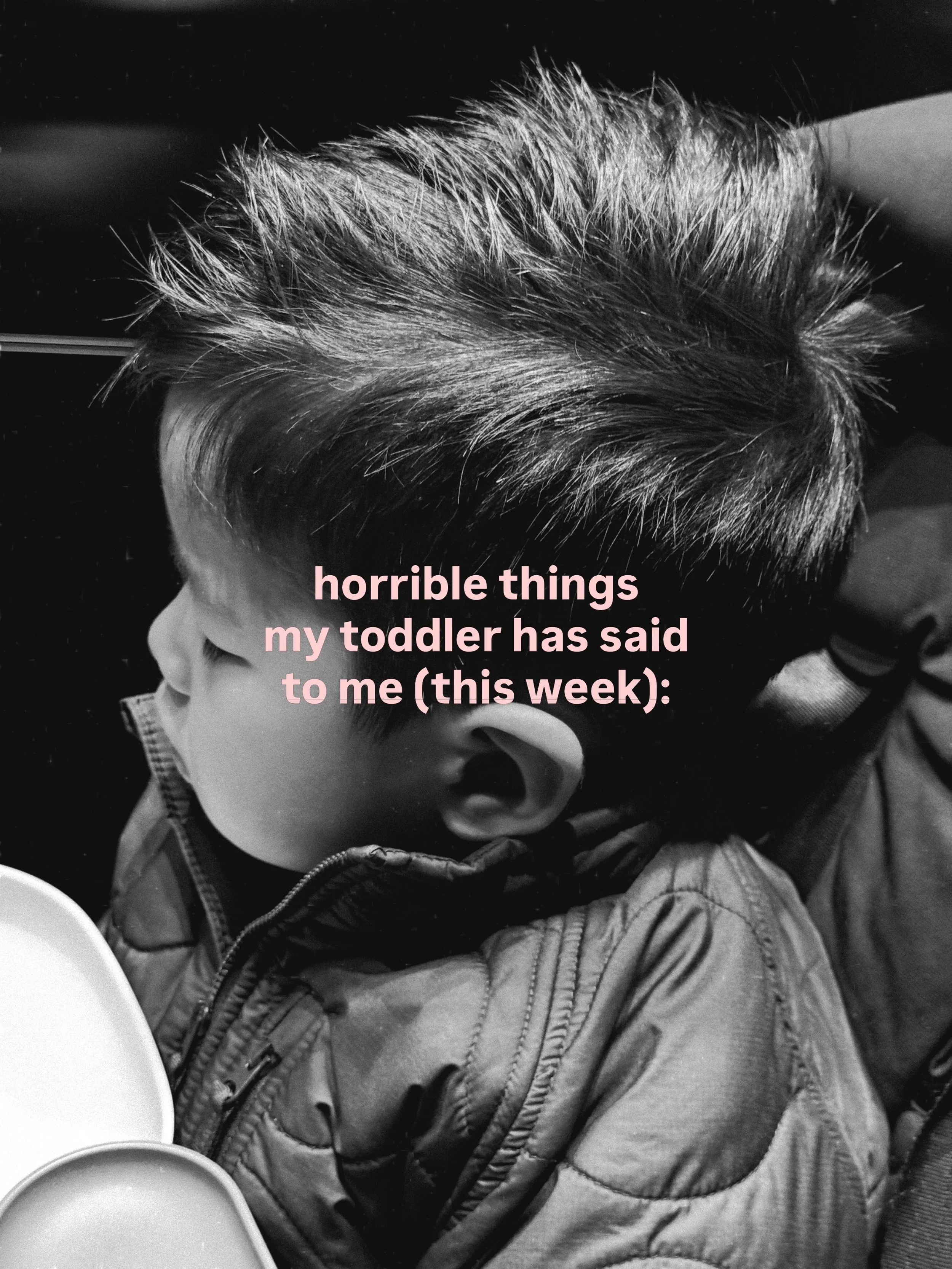 Nothing humbles you more than a 3-year-old&rsquo;s brutal honesty 😅

What&rsquo;s the most savage thing your (or any) toddler has ever said to you?