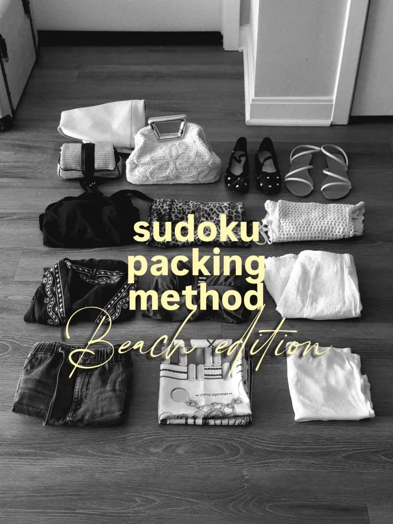 The Sudoku Packing Method: How to create multiple looks with 9 pieces