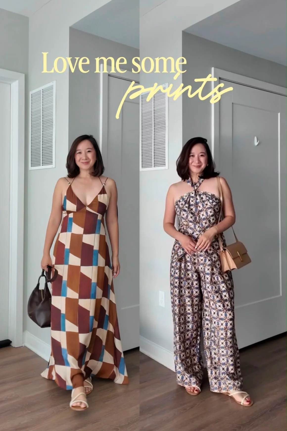 I'm a minimalist, but I fell in love with this printed maxi dress