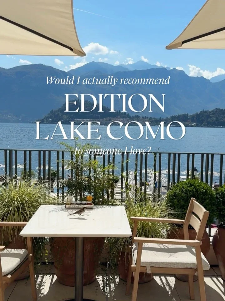 So would I recommend @editioncomo ? Depends on how much I love them 🤣

By that I just mean, I&rsquo;d just want those I love to go in knowing both what the hotel already does exceptionally well, and where I think there&rsquo;s still room to grow. Al