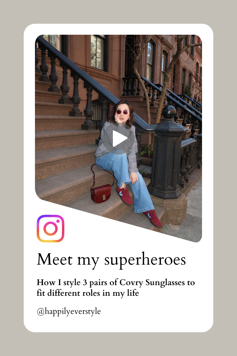 Instagram Reel styling sunglasses