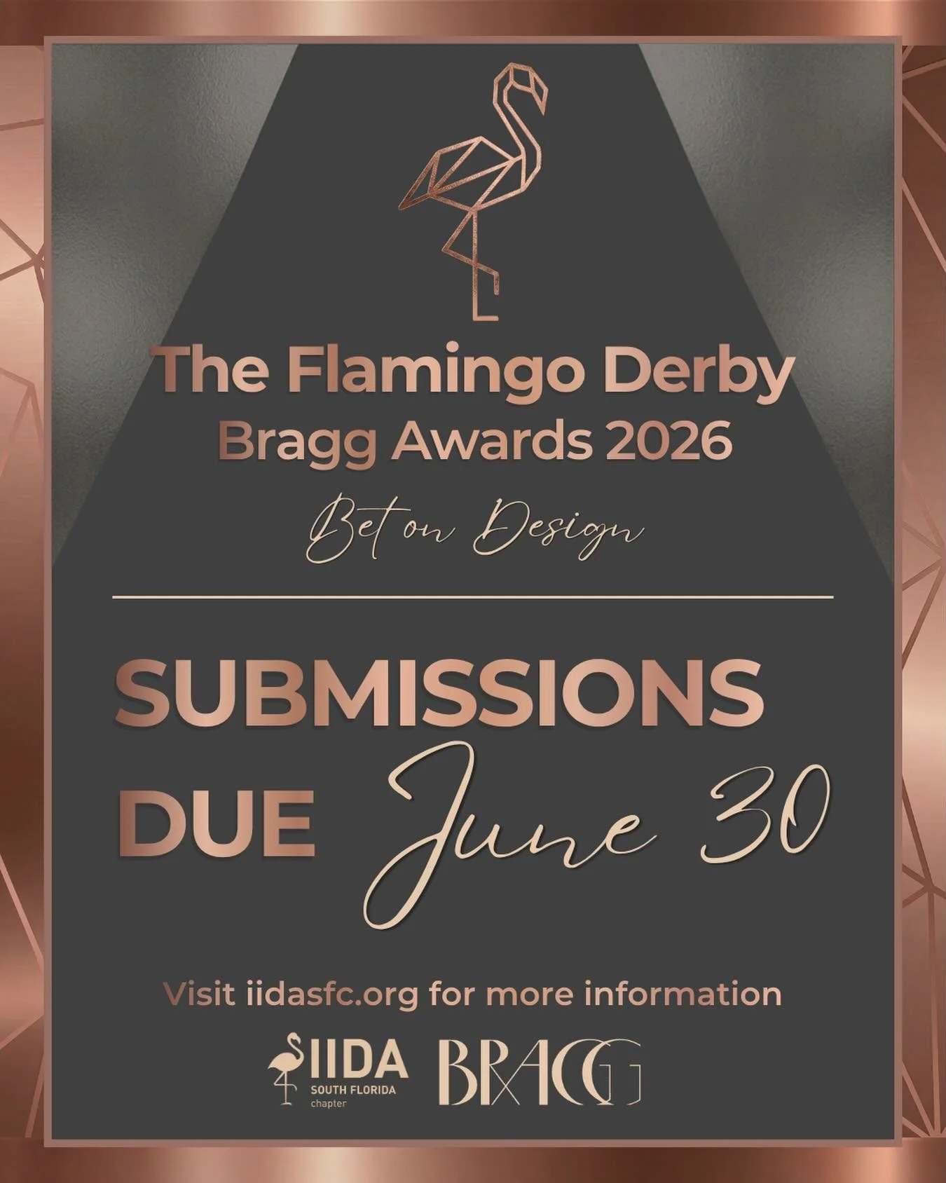 Place your bets on South Florida&rsquo;s finest! 🦩🏇

The IIDA South Florida Bragg Awards are back for 2026, and we&rsquo;re taking over the Sport of Kings Theater at Gulfstream Park on August 1st. This year, we&rsquo;re celebrating &ldquo;The Flami