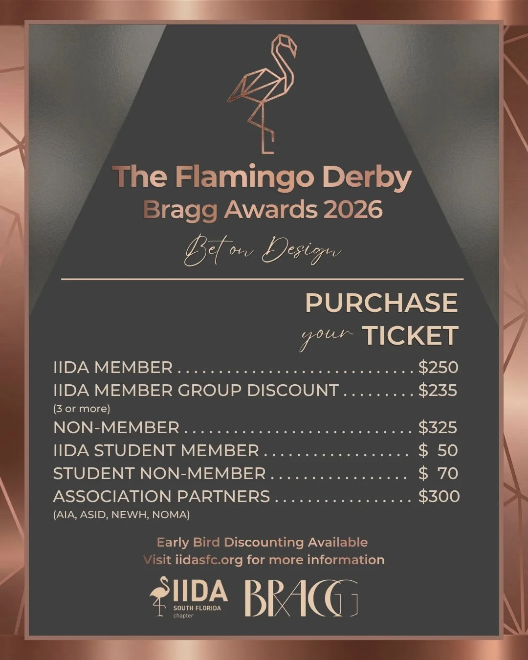 Go Big or Go Home. We&rsquo;re going ALL-IN for Bragg 2026! 🃏✨

We&rsquo;ve upped the ante this year. &ldquo;The Flamingo Derby: Bet on Design&rdquo; is taking over Gulfstream Park for a night of high-stakes glamour, elite networking, and the celebr