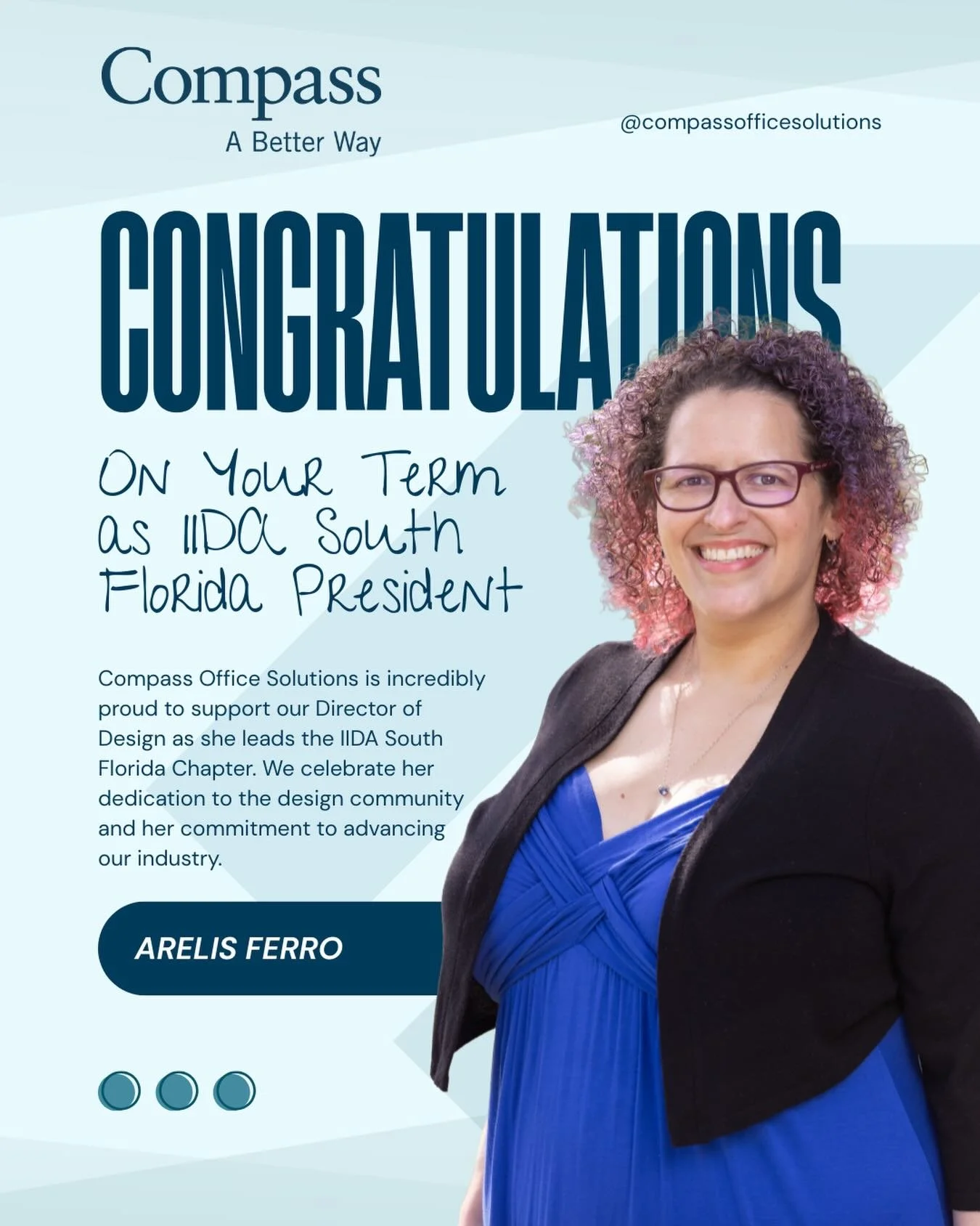 It is an honor to officially step into the role of President for the IIDA South Florida Chapter! This community has given me so much, and I&rsquo;m thrilled to spend this year advocating for our profession alongside such a talented board. Huge thanks