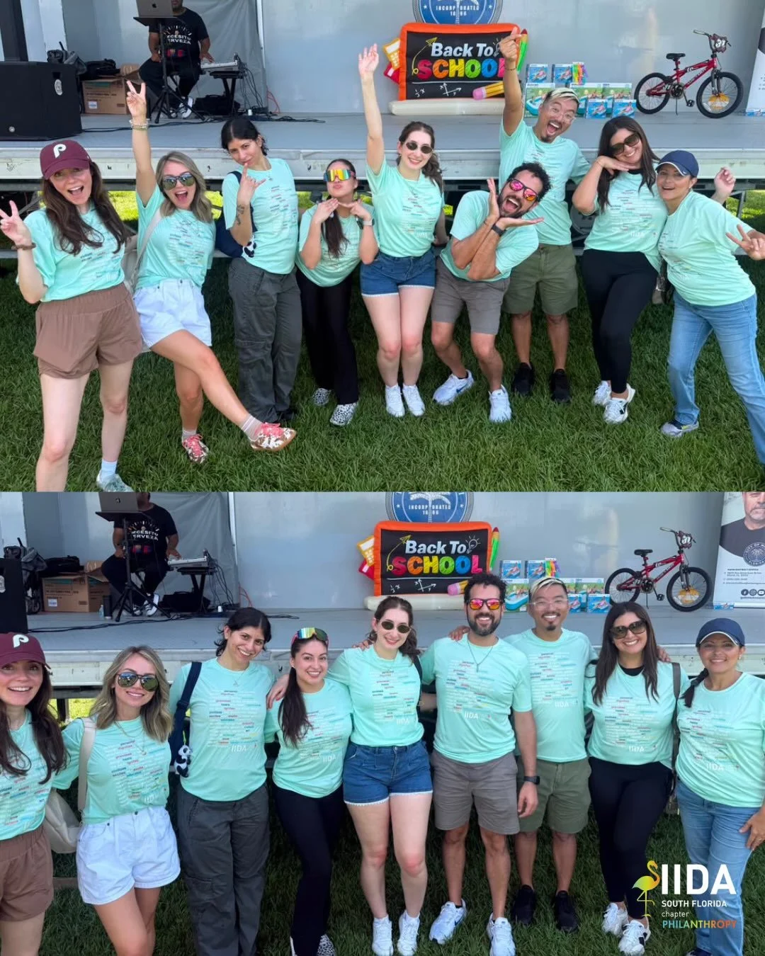 The IIDA South Florida Philanthropy Team was proud to collaborate with the YMCA of Allapattahfor their Back-to-School event supporting local students and families. From distributing backpacks and school supplies to supporting activities and community
