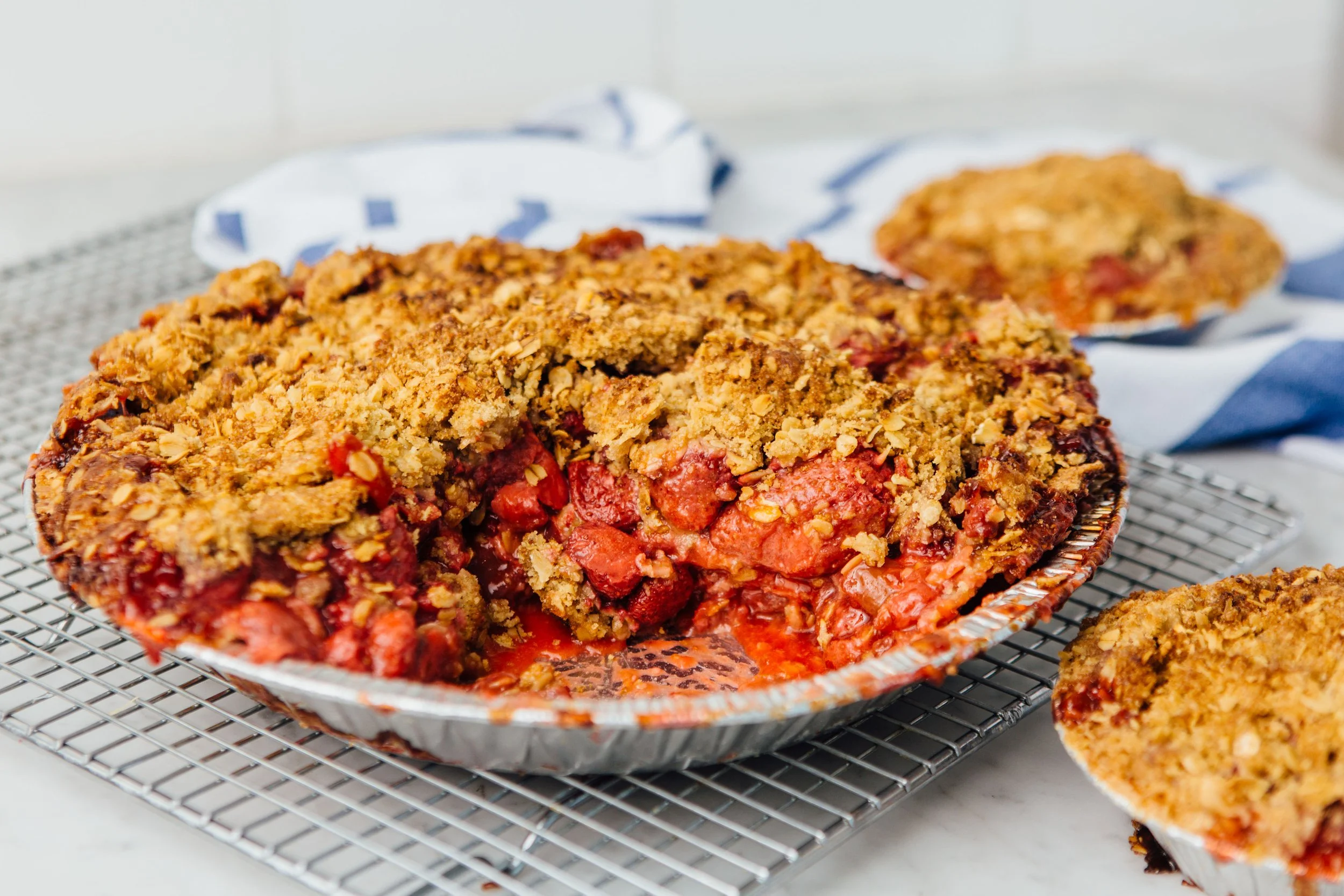 Strawberry Rhubarb Crumble GFV