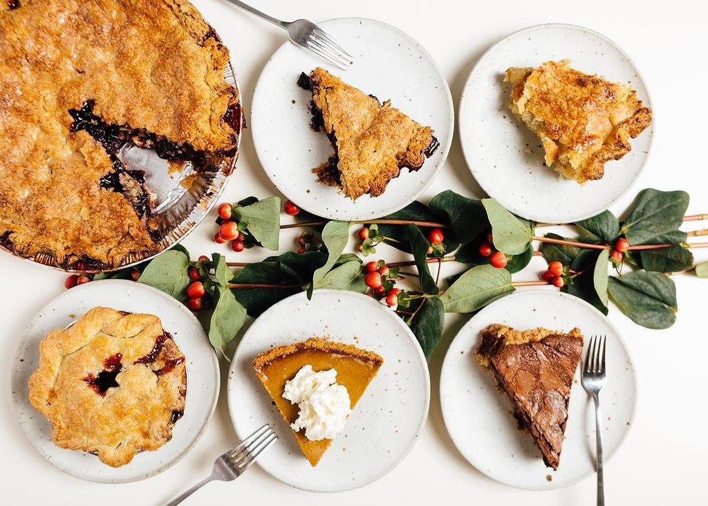 Our December Holiday pre-order menu is live! Celebrate with our holiday seasonal flavors like Babka Chocolate Swirl Pie and Cranberry Orange Chess Pie! 🕎 🎄 🌟