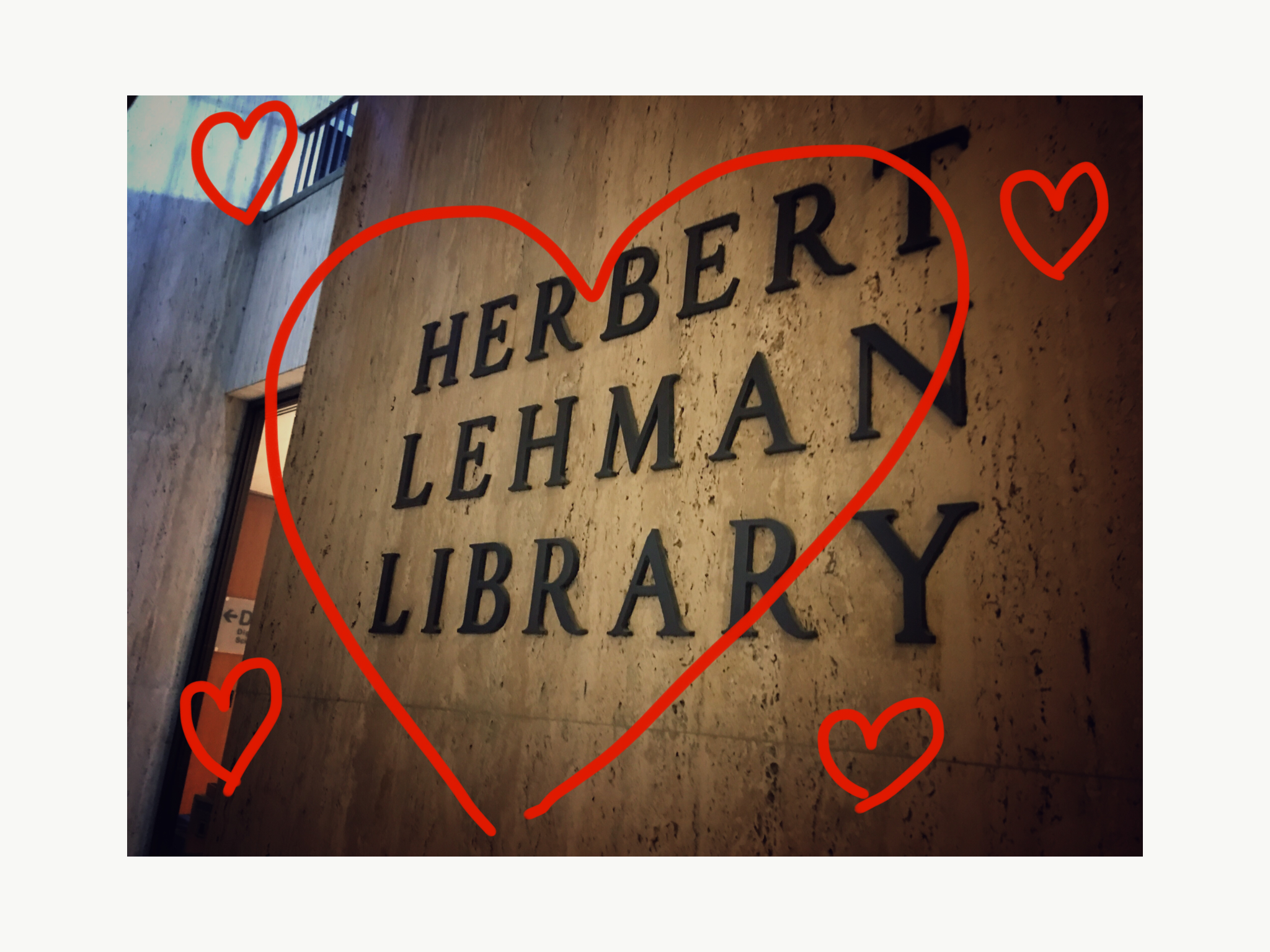 I Now Pronounce You Man and Lehman; You May Kiss the Library