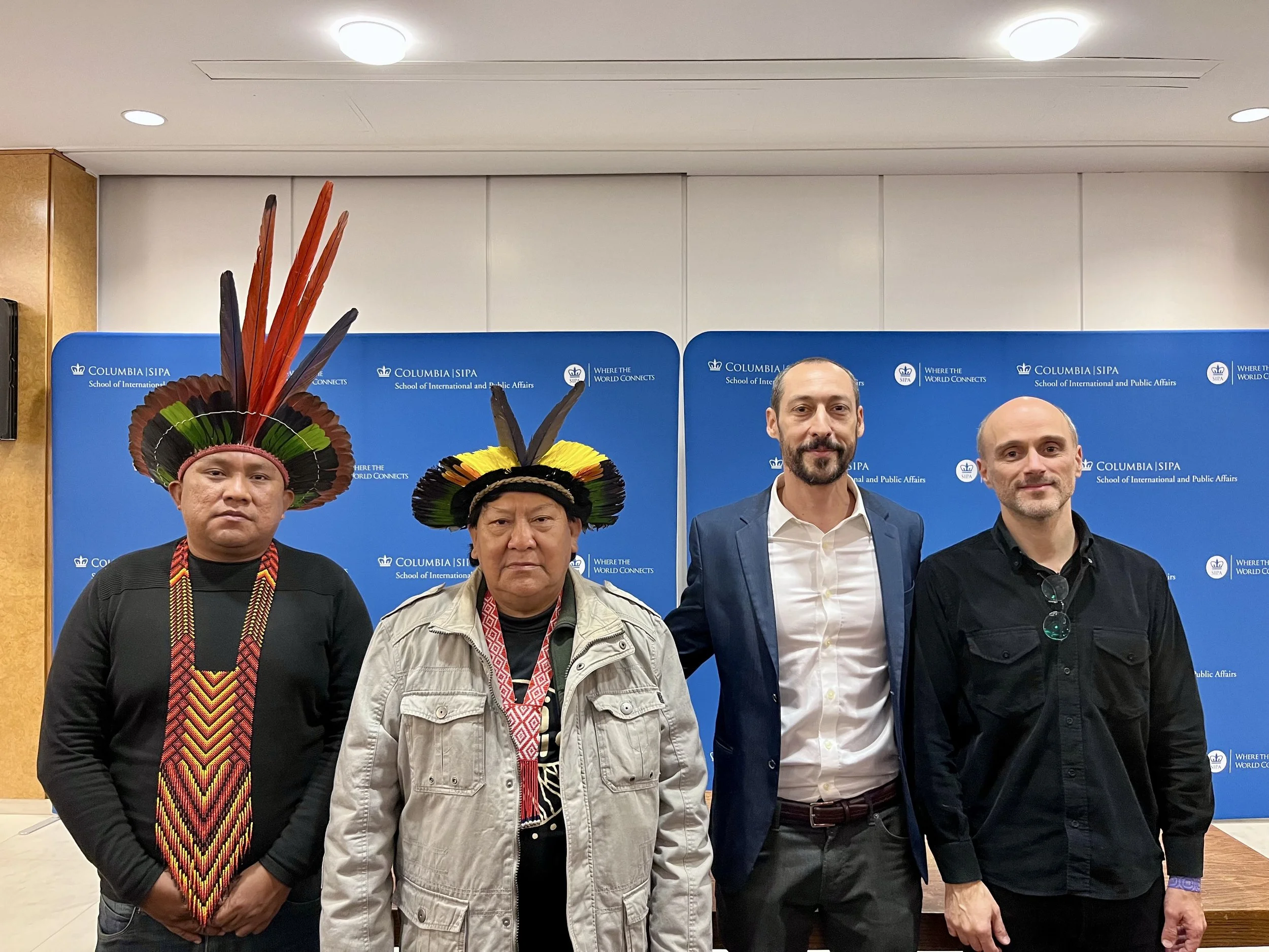 CAMPUS NEWS: Davi Kopenawa, Yanomami shaman and spokesman, visits SIPA
