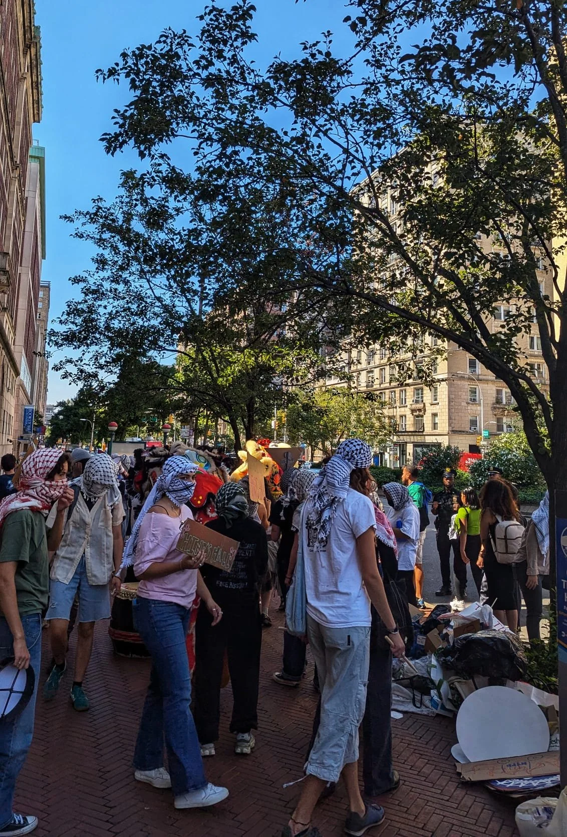 Columbia University’s Fall Semester Begins with Student Protests, Heightened Security and a Sit-in