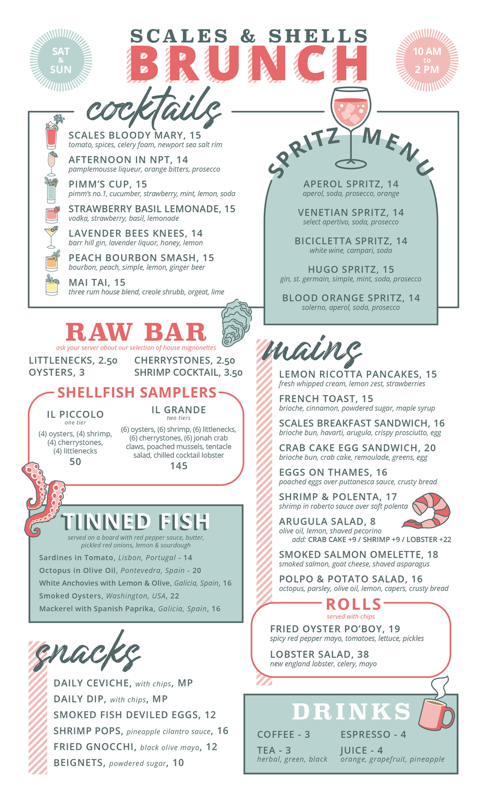 Brunch — SCALES & SHELLS