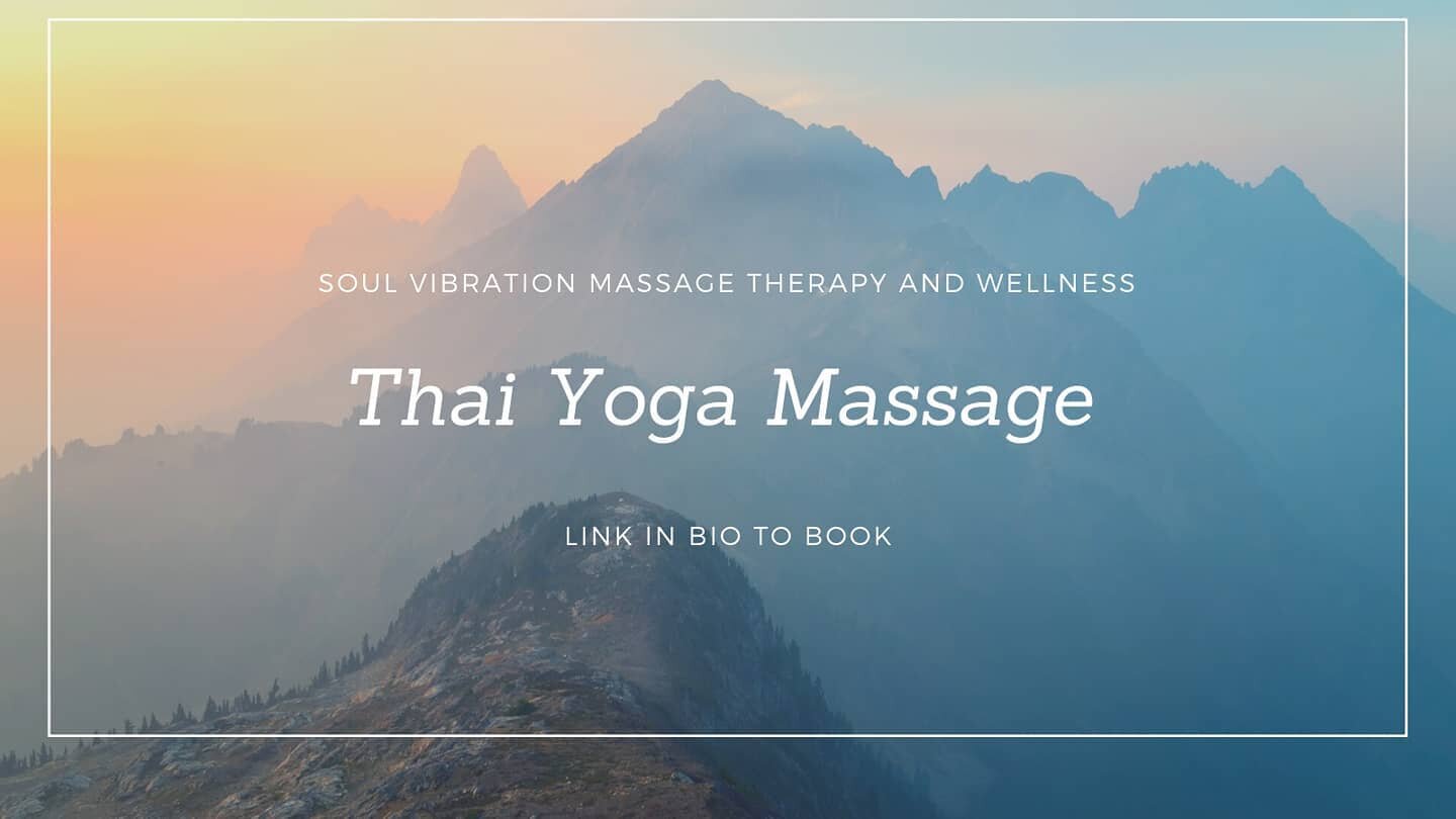 ✨Would you love a blend of massage, yoga and acupressure in one beautiful, ancient modality? 
✨Thai yoga massage has been practiced in it's current form for over 1,000 years and it is incredibly soothing to the body and mind.
✨Benefits include: relea