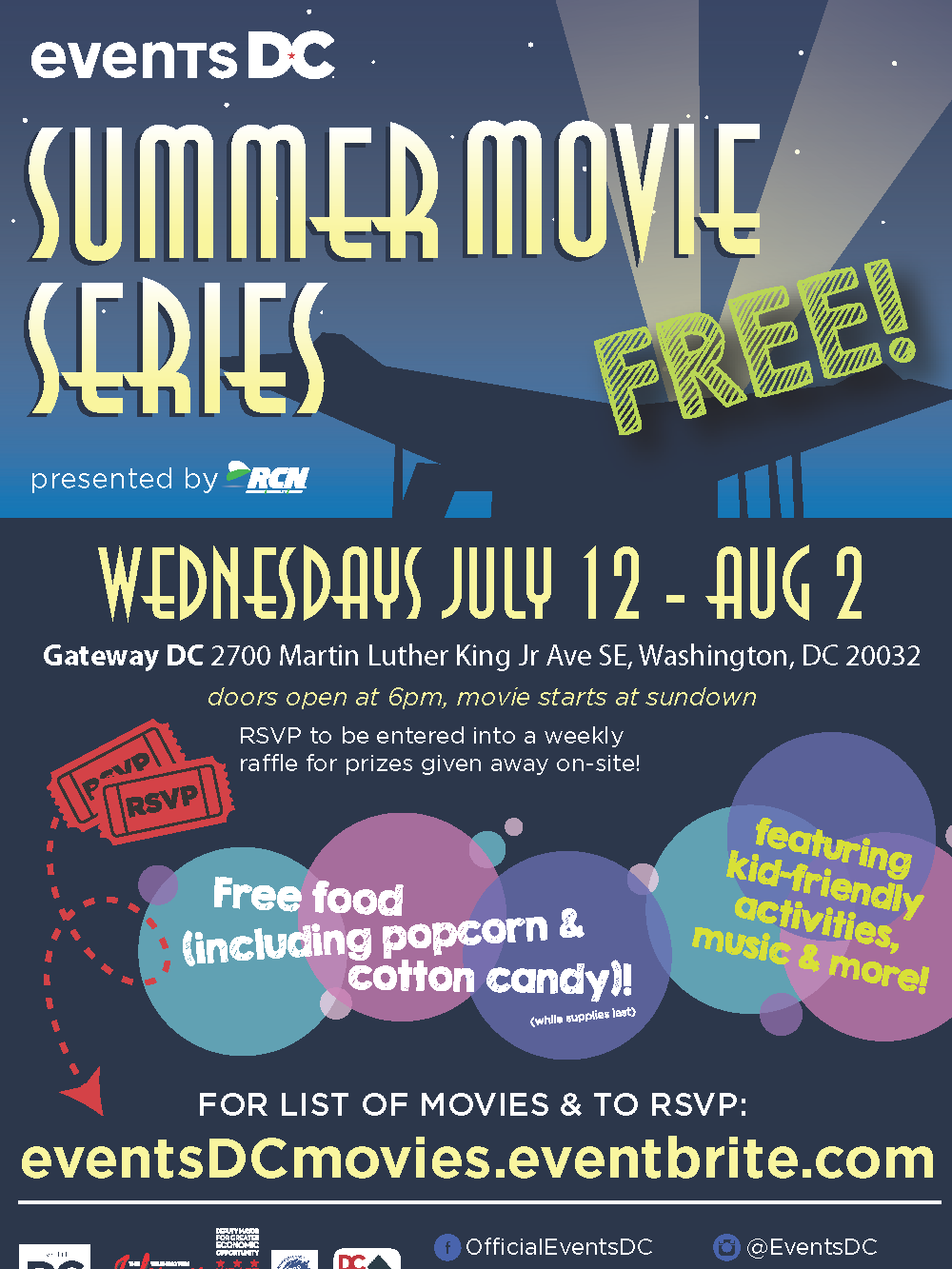 FREE SUMMER MOVIES