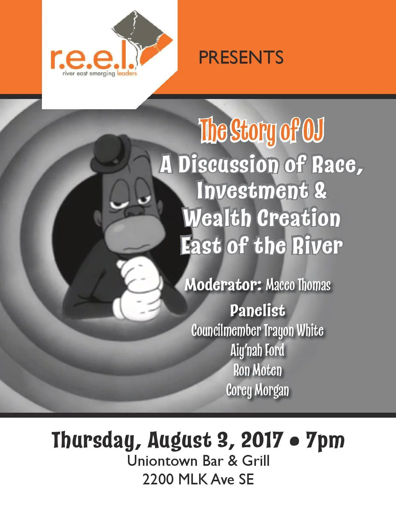 AUG 3 | R.E.E.L. PRESENTS THE STORY OF OJ