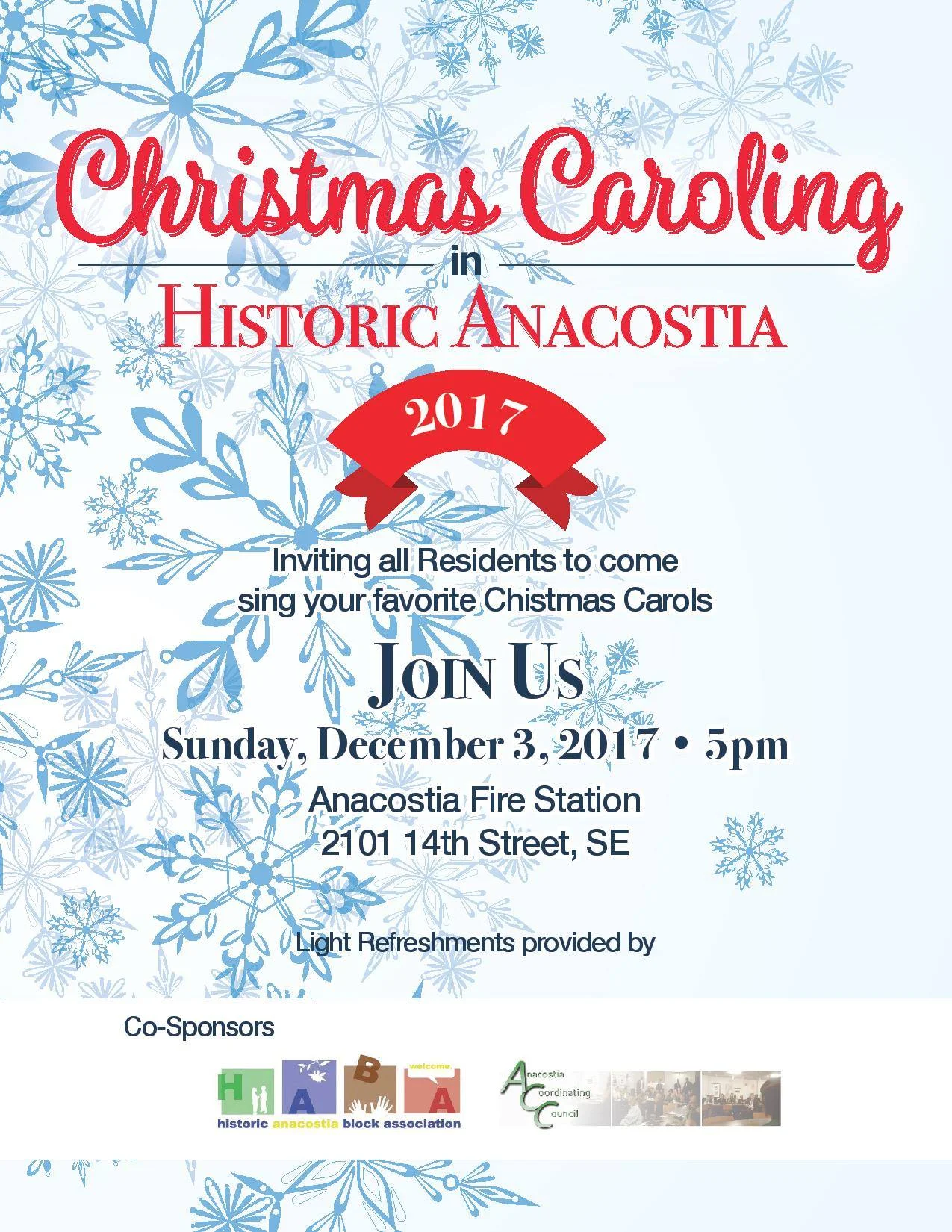 DEC 2 | CAROLLING IN HISTORIC ANACOSTIA