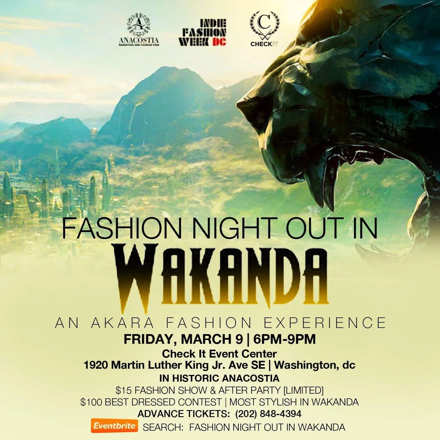 TONIGHT | FASHION NIGHT OUT IN WAKANDA @CHECK-IT