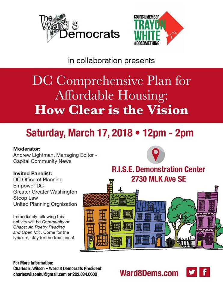 MARCH 17 | WARD 8 DEMS MONTHLY MEETING