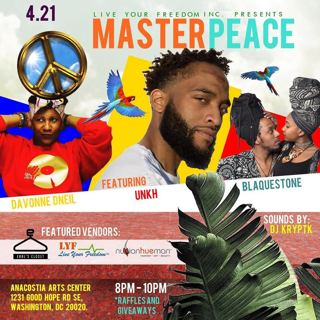 April 21 | MASTERPEACE @Anacostia Arts Center
