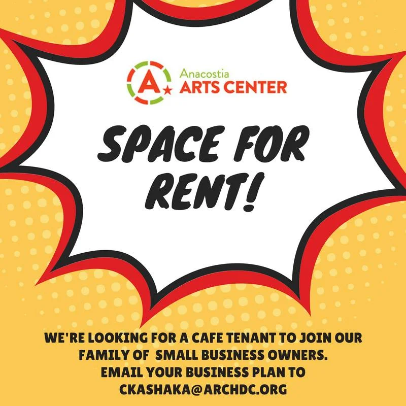 Café tenant wanted at Anacostia Arts Center! 