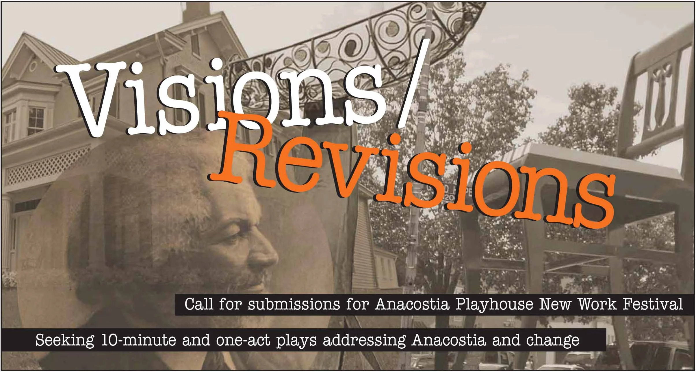 Can you write a play about Anacostia to be performed at the Anacostia Playhouse?! 