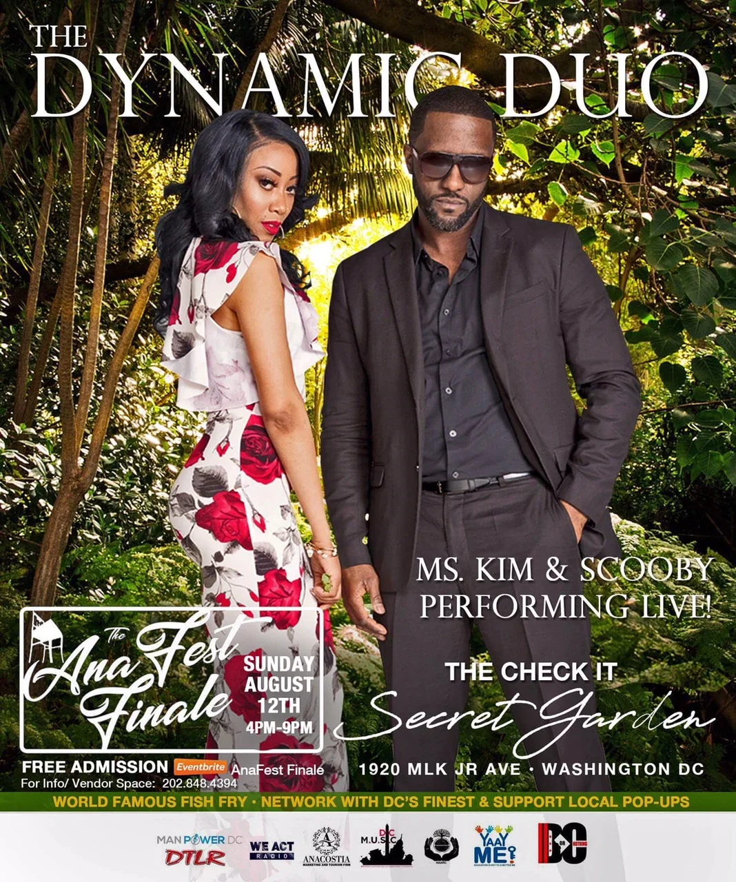 Aug 12 | Ms. Kim & Scooby @ The Check-It Secret Garden