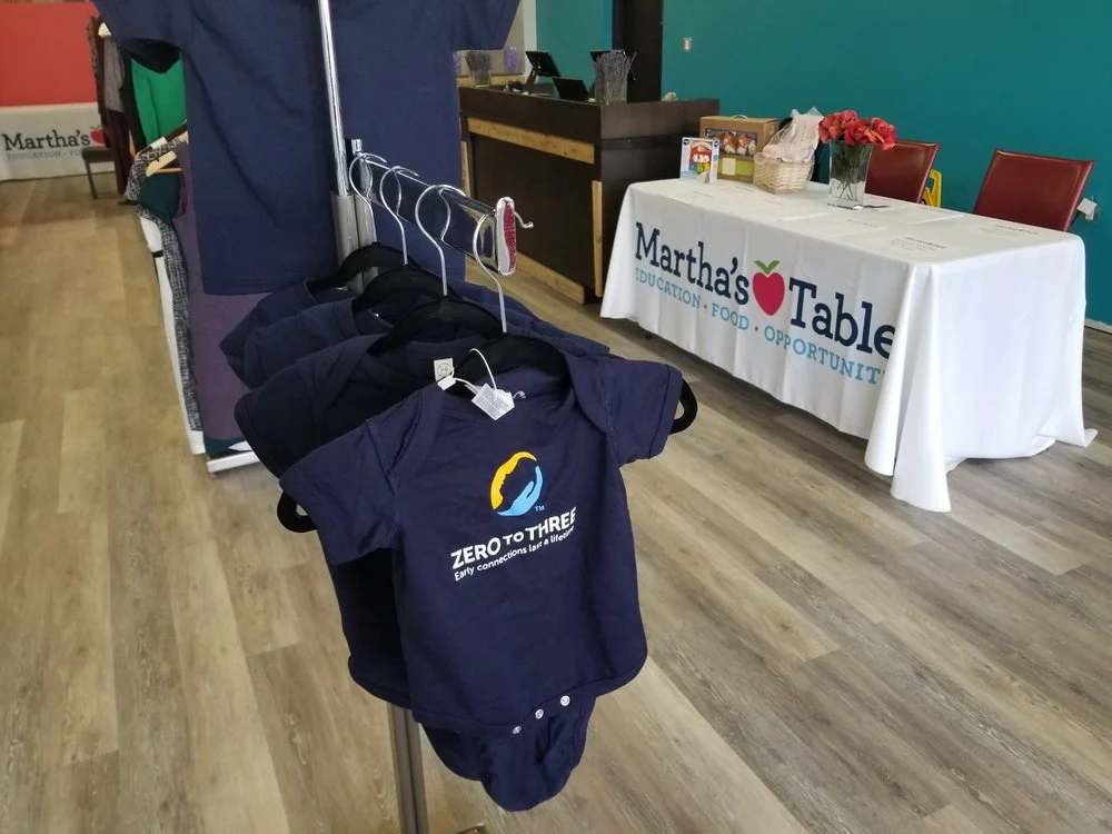 Support families with an in-kind donation to Martha's Outfitters 