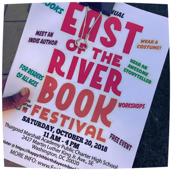 Oct 20 | East of the River Book Festival @ Thurgood Marshall Academy PCS