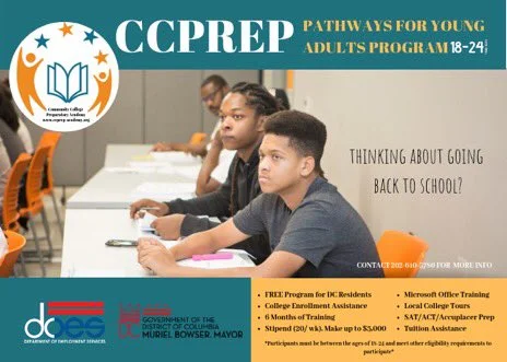 CC PREP seeks DC adults ages 18 - 24
