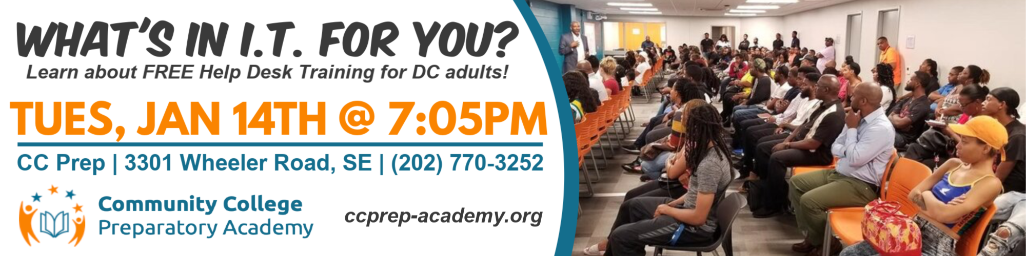 Jan 14 Info Session For Free I T Classes For Dc Adults At Cc