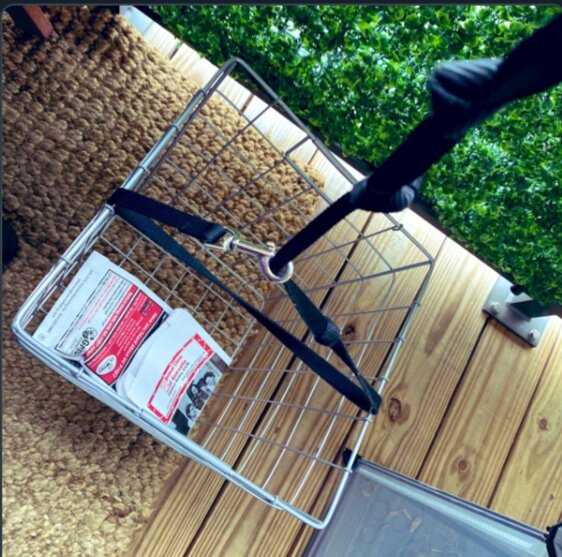 DIY Balcony/Window Basket for Contact-Less Deliveries 