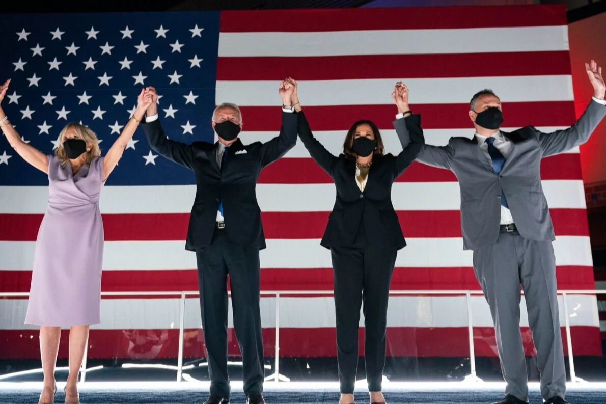 THANK YOU JESUS! Biden and Harris are going to the White House! 