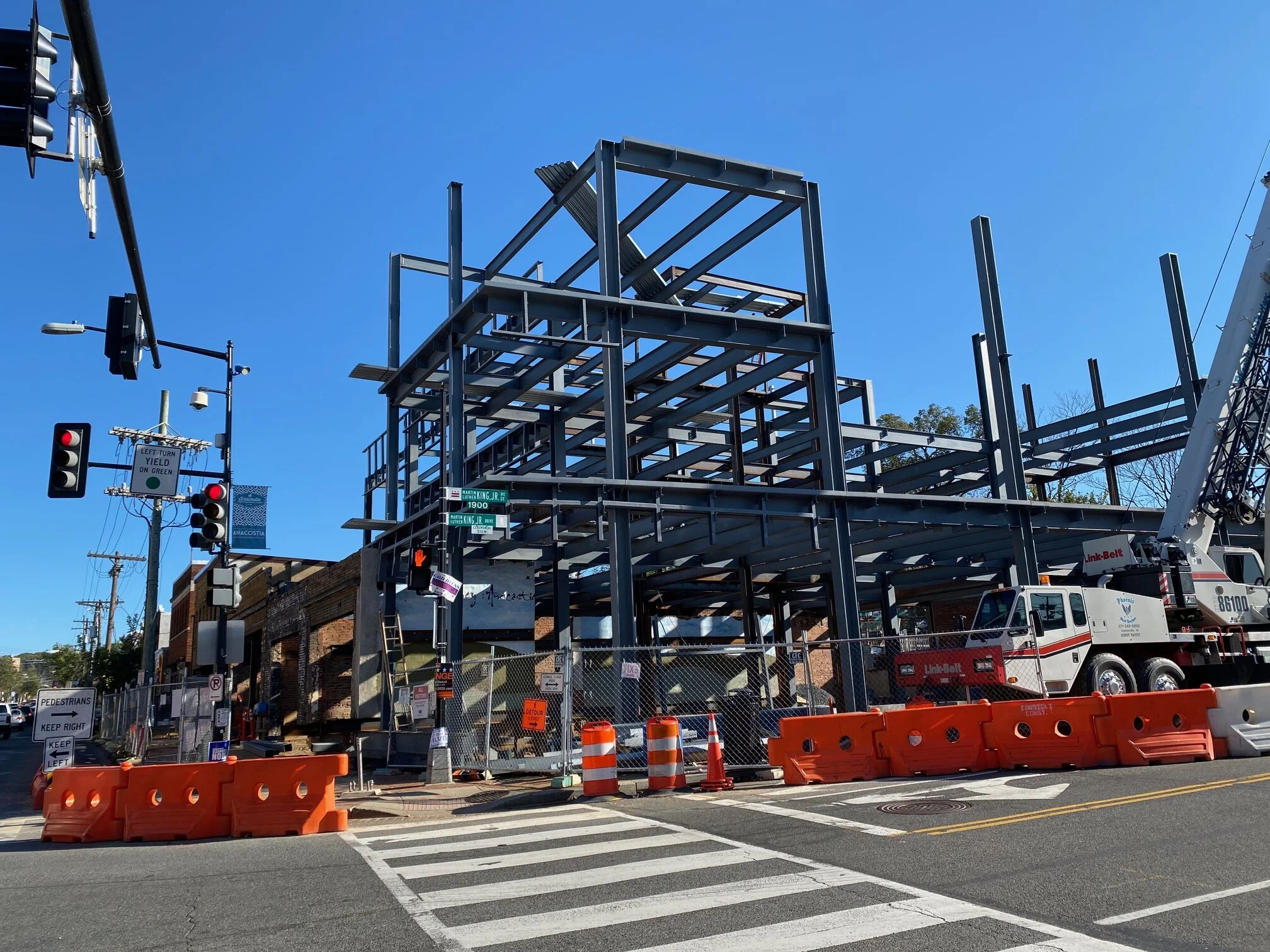 The MLK Gateway Enlightened project is moving along and up