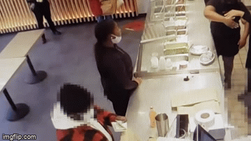 IT'S A HARD 🥑GUAC LIFE - Video of Food Fight at Chipotle Congress Heights