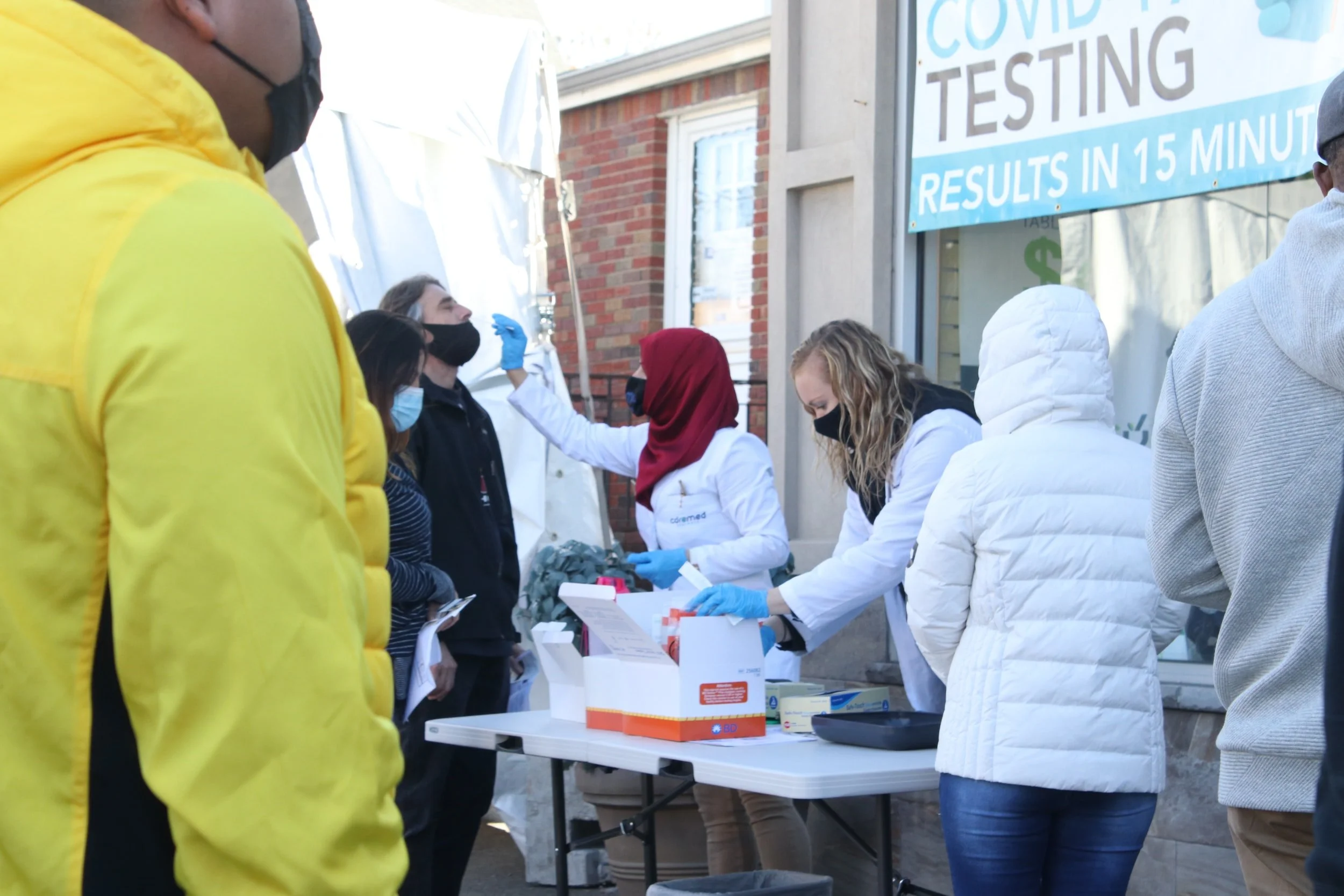 Today's Covid-19 Testing and Vaccination Sites