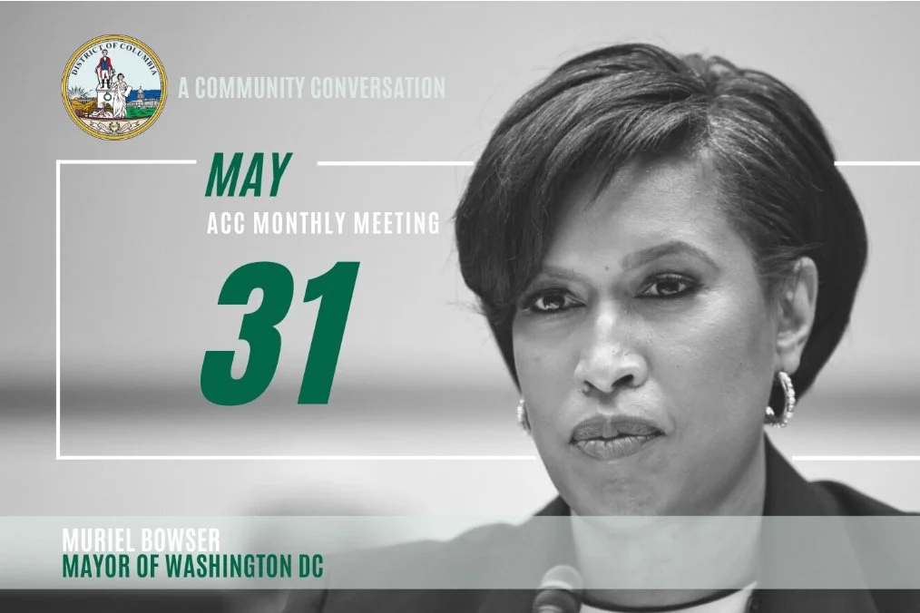 May 31 | ACC Monthly Meeting with Special Guest Mayor Muriel Bowser