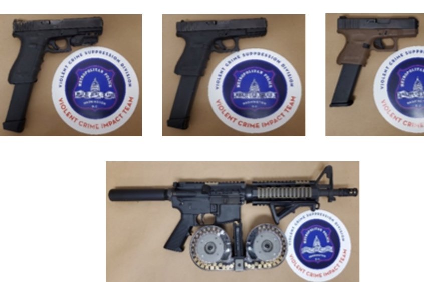 MPD’s Weekly Firearm Recoveries:Monday, June 27, 2022 to Monday, July 4, 2022