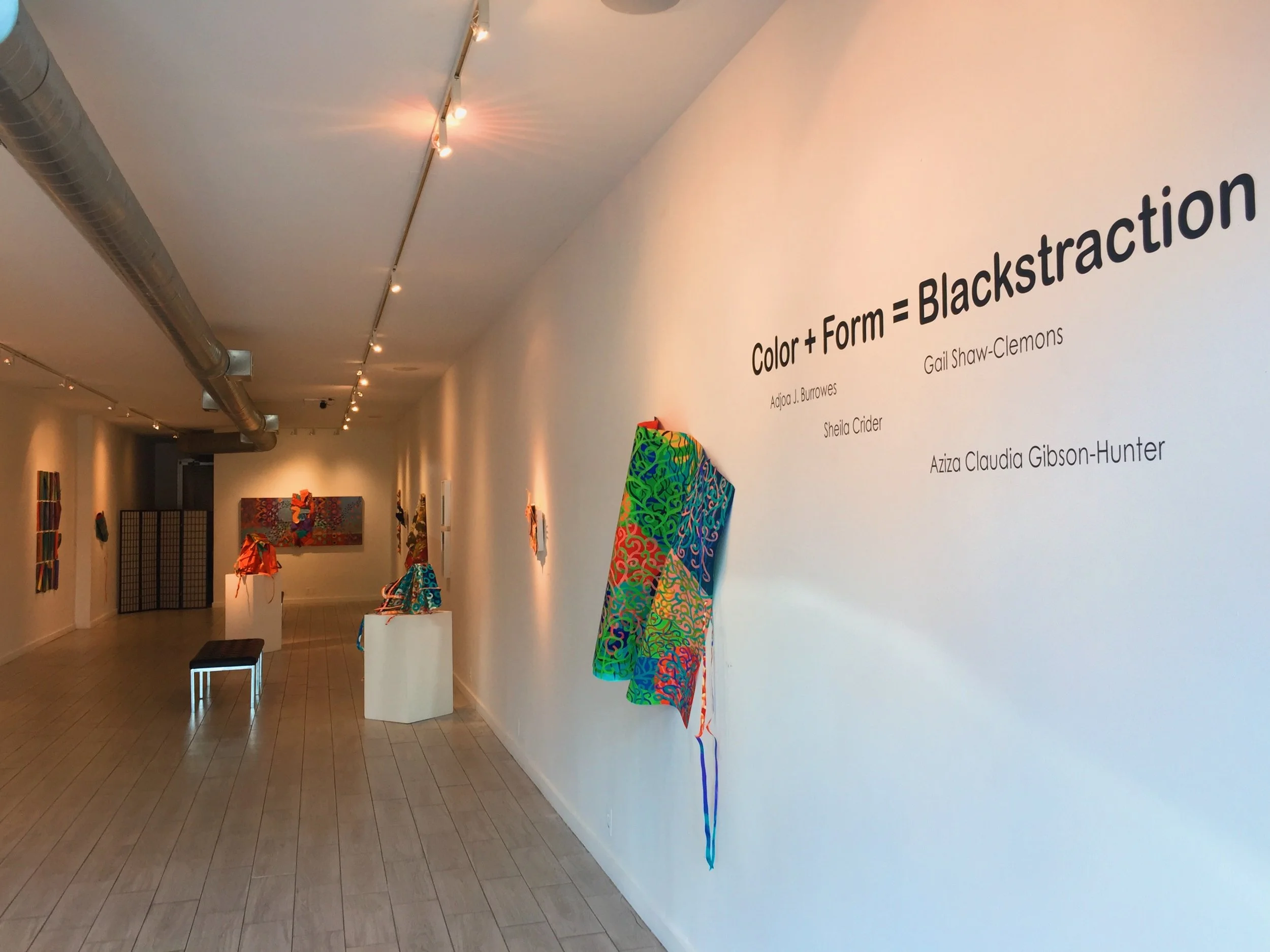 Sept 17 | Color + Form = Blackstraction Artist Talk at Honfleur Gallery