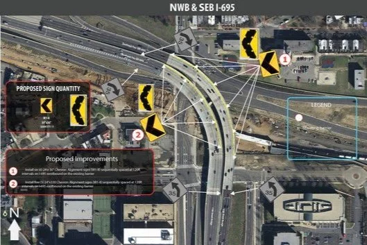 Temporary Lane Closures for Sign Installation from February 15 through February 20, 2023