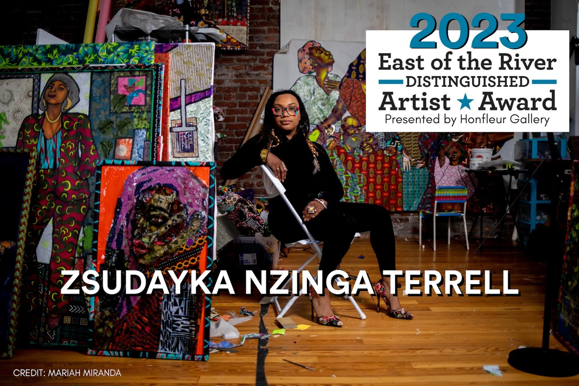 Zsudayka Nzinga Terrell Wins The 2023 East Of The River Distinguished Artist Award
