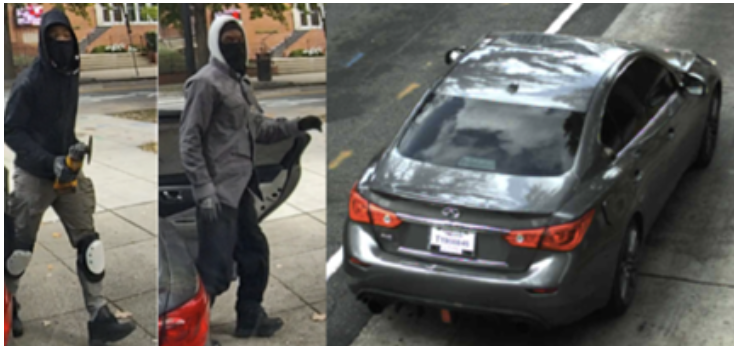 Wanted | Suspects and Vehicle in Theft (From Auto)