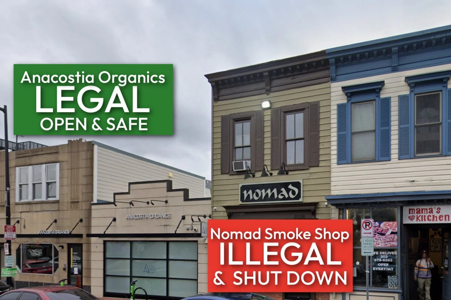  Nomad Smoke Shop in Anacostia Padlocked, Cocaine + Meth Found
