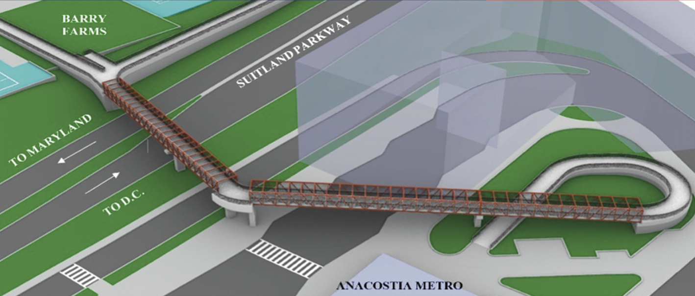 March 6 | Anacostia Metro Bicycle and Pedestrian Bridge Project Virtual Meeting
