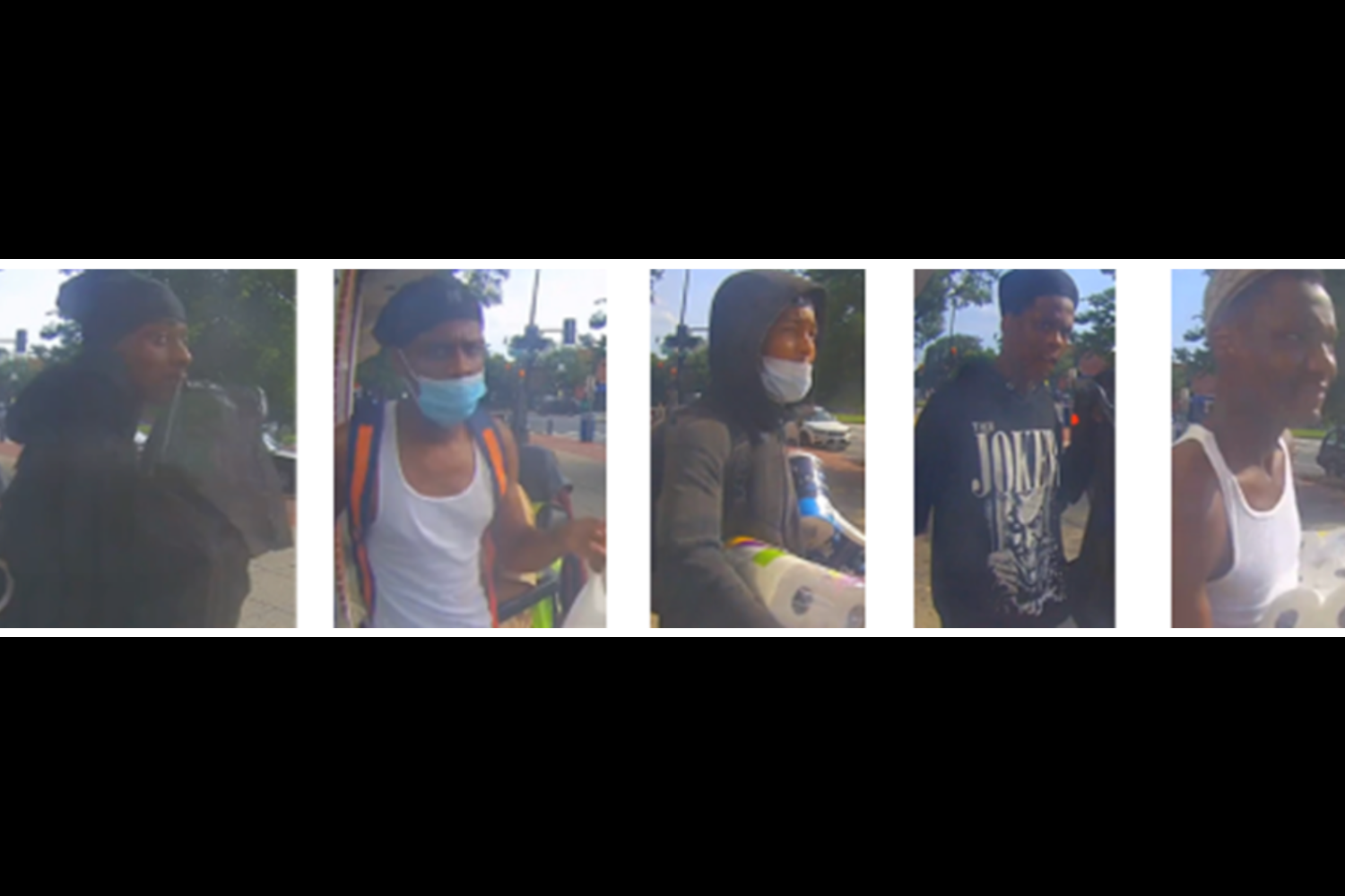 Wanted | Five Suspects in Theft at CVS