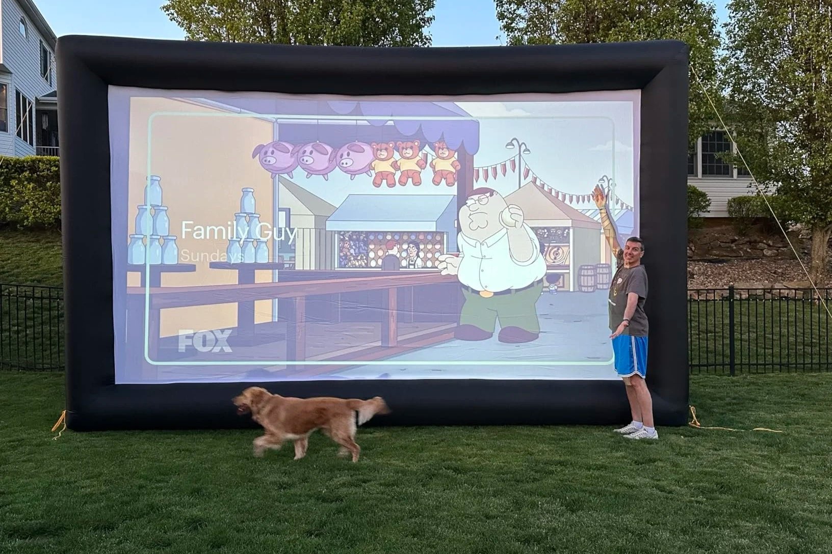 Transform Your Events — Indoors or Out — With This Inflatable Projection Screen