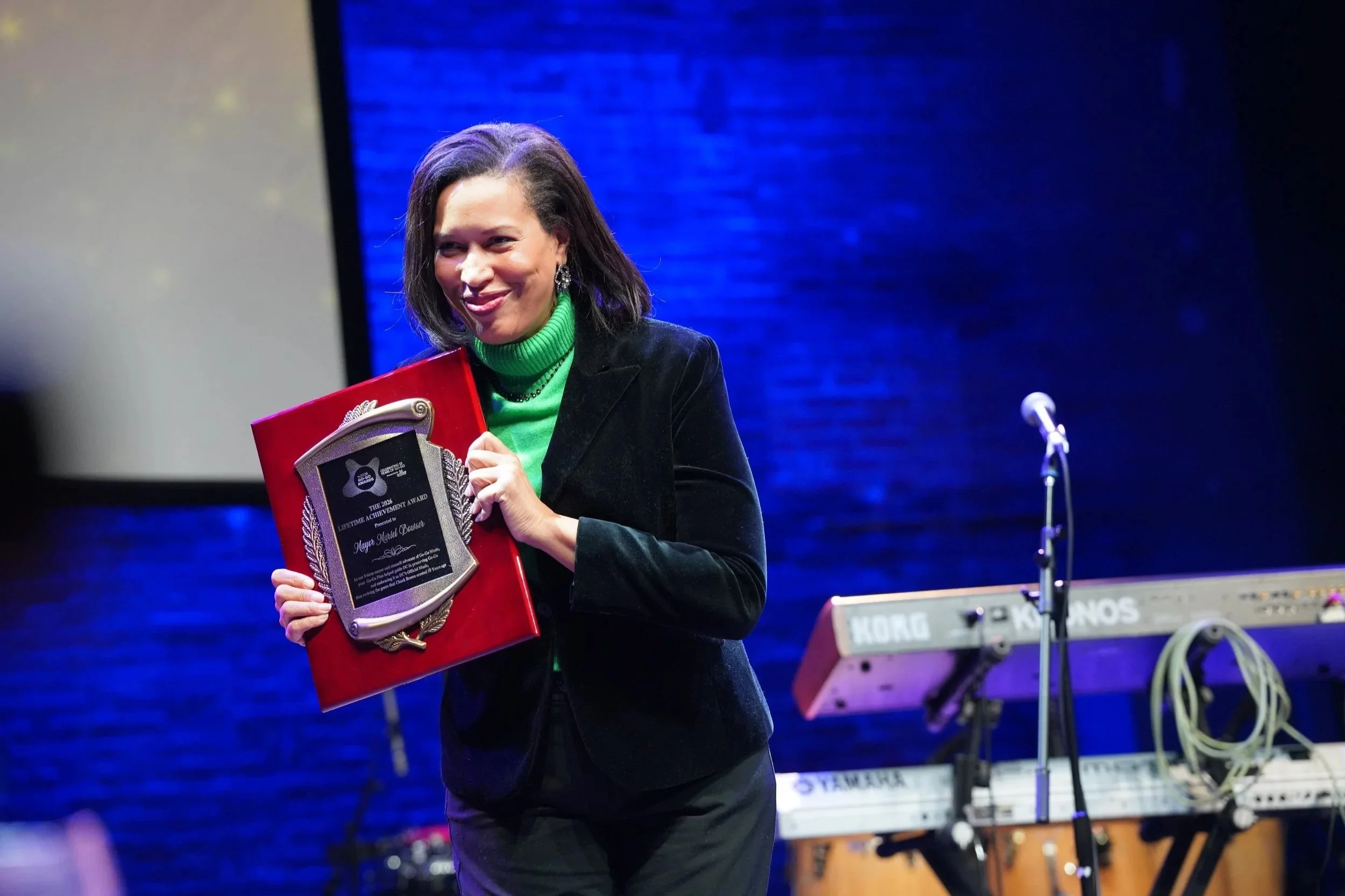 Mayor Bowser Honored with Lifetime Achievement Award at 2026 Go-Go Awards