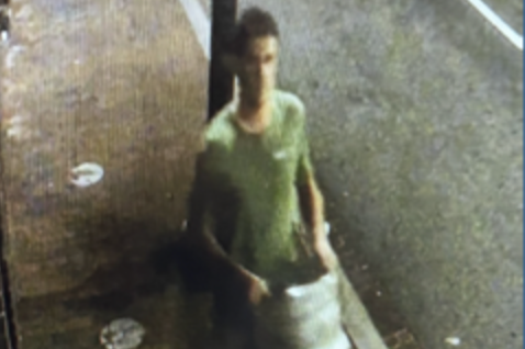 Wanted | Suspect Who Threw Keg Through Window