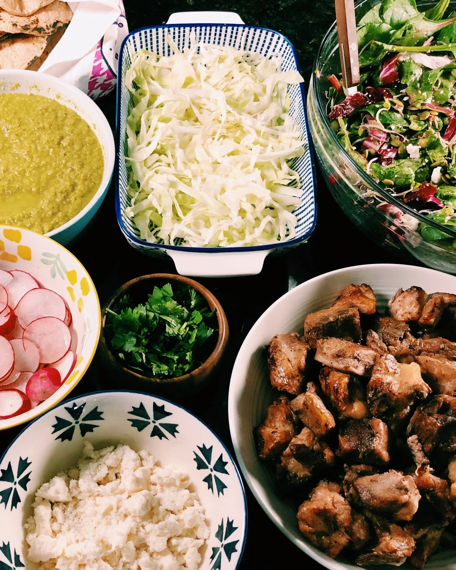 Pork Carnitas Taco Bar!