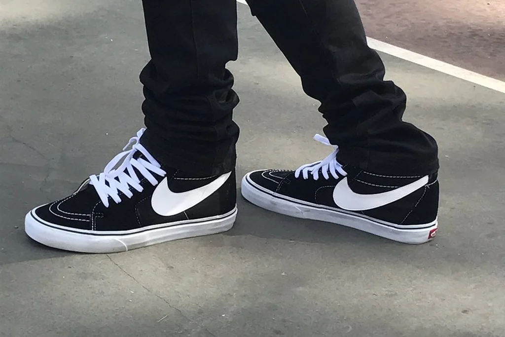 Look This Custom Nike x Vans Sneaker